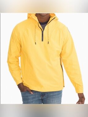 Southern Tide Central Coast 1/4 Zip Anorak Rain Jacket - Size L